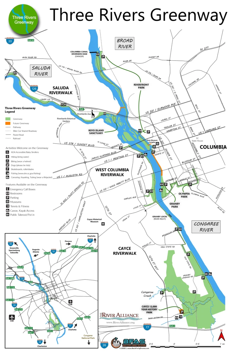 Map Three Rivers Greenway JPG 11x17 Final December