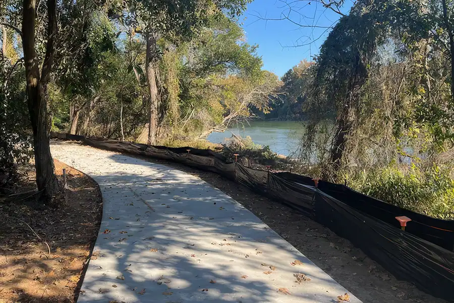 Saluda river walkways